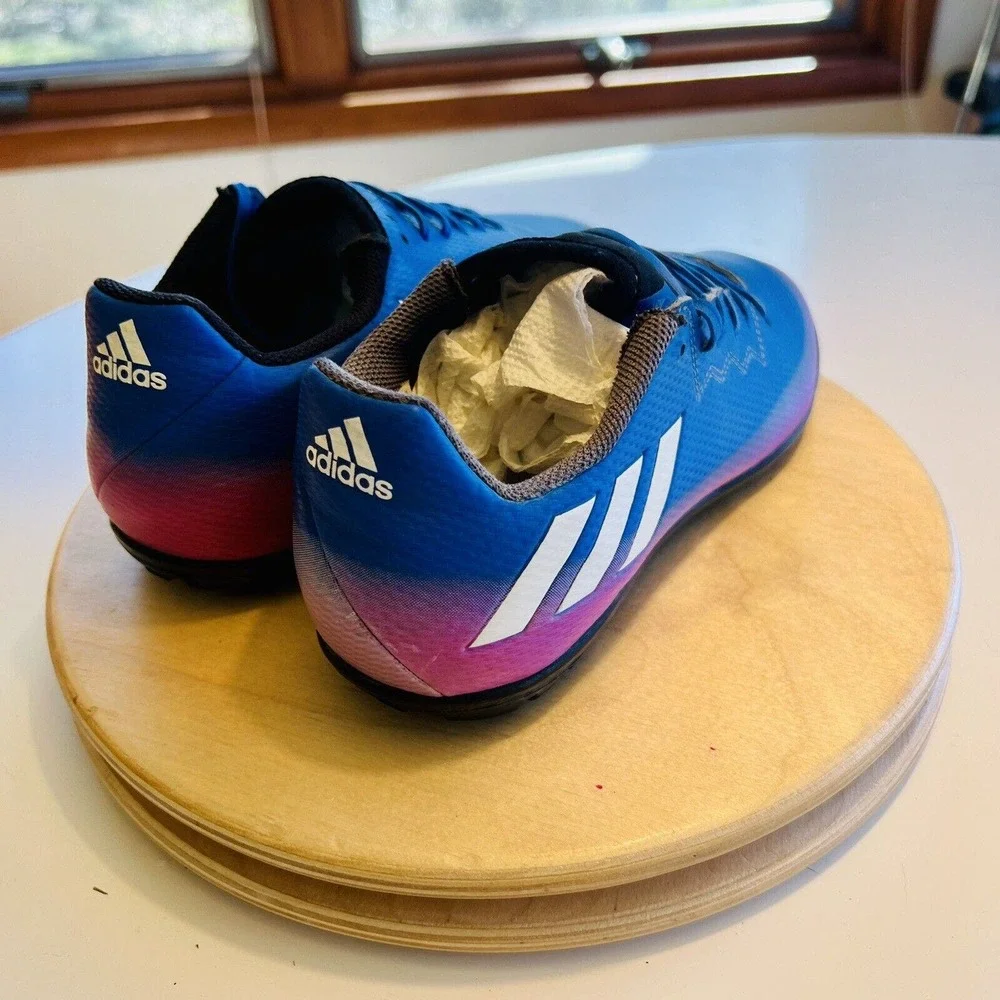 Adidas Messi‎ 16.3 TF Men's Size 5 Blue White Soccer Cleats BB5647